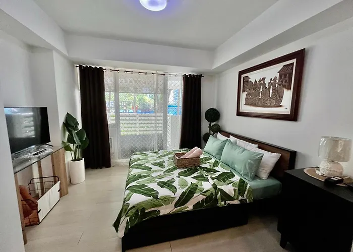 Quelson's Pad In Azure Beach Residences With Wave Pool Access * 마닐라