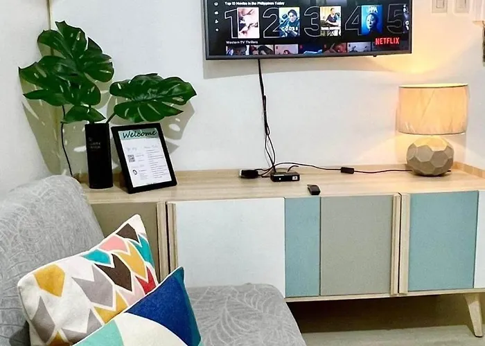 Quelson's Pad In Azure Beach Residences With Wave Pool Access 아파트호텔 *