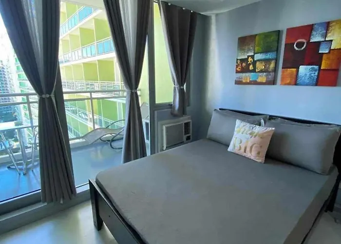 아파트호텔 Quelson's Pad In Azure Beach Residences With Wave Pool Access