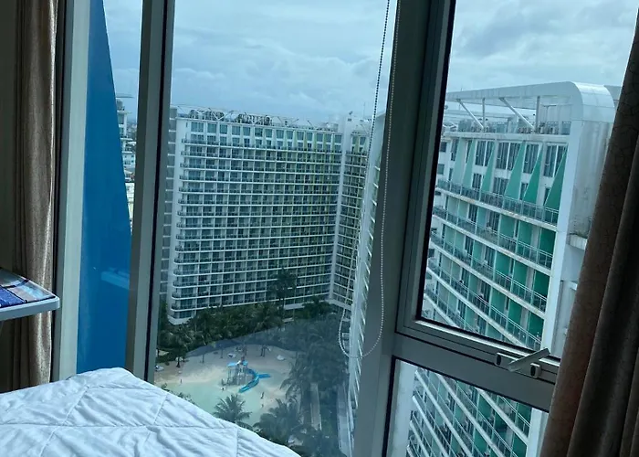 Quelson's Pad In Azure Beach Residences With Wave Pool Access 마닐라