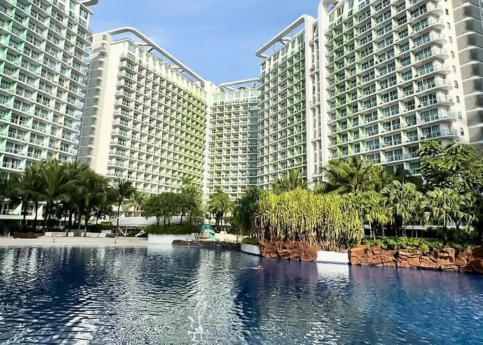 Quelson's Pad In Azure Beach Residences With Wave Pool Access 아파트호텔