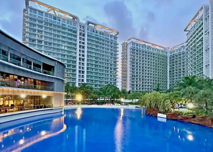 Quelson's Pad In Azure Beach Residences With Wave Pool Access * 마닐라