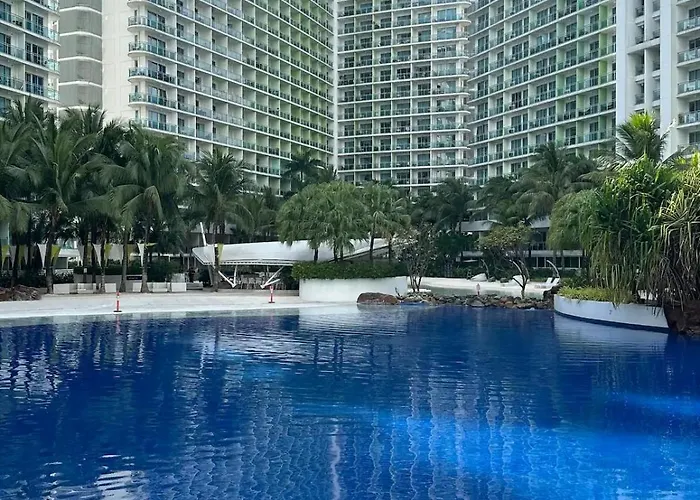 Quelson's Pad In Azure Beach Residences With Wave Pool Access 아파트호텔 마닐라