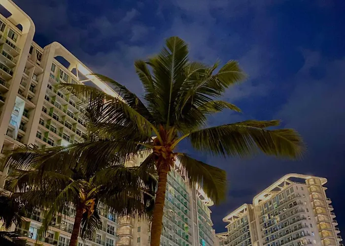 Quelson's Pad In Azure Beach Residences With Wave Pool Access 아파트호텔