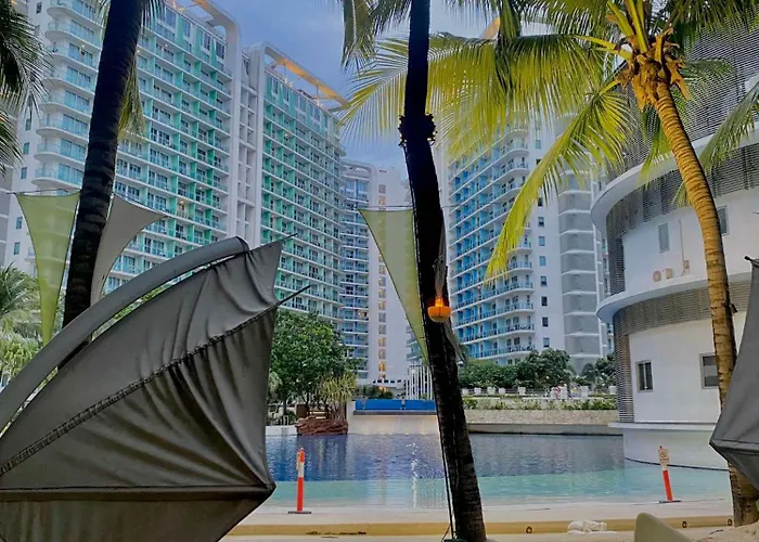 아파트호텔 Quelson's Pad In Azure Beach Residences With Wave Pool Access